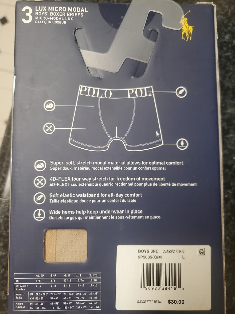 Polo Ralph Lauren comfortable pack